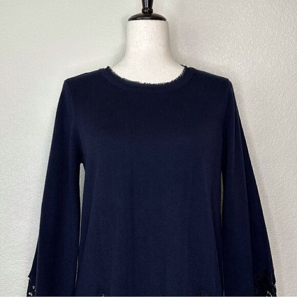 Soft Surroundings Wool Cashmere Blend Isabeau Tunic Sweater - Picture 4 of 13
